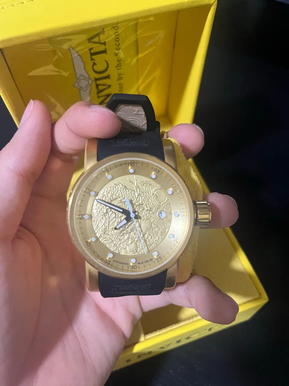 Relógio Invicta Yakuza s1 Rally Original 15836 preto - Foto 5