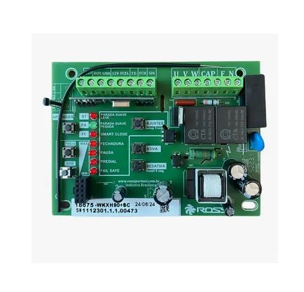 Placa Central Rossi C/ Entrada Módulo Wifi APP Motor de Portão