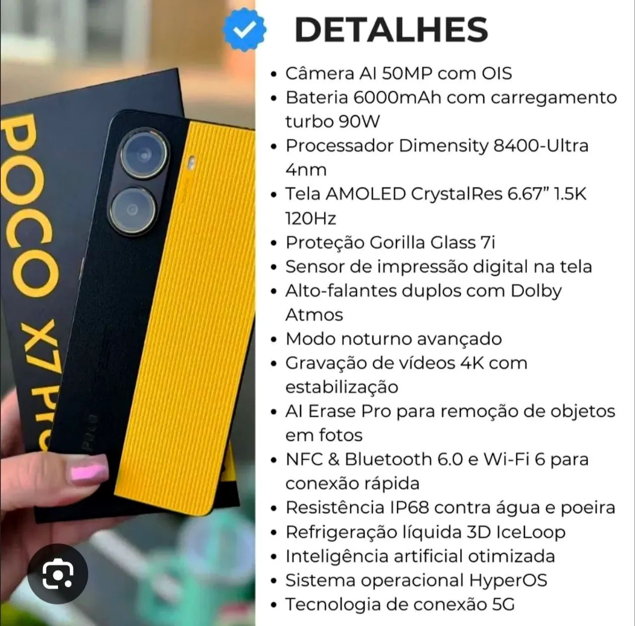 VENDO:  POCO X7PRO  - Foto 4