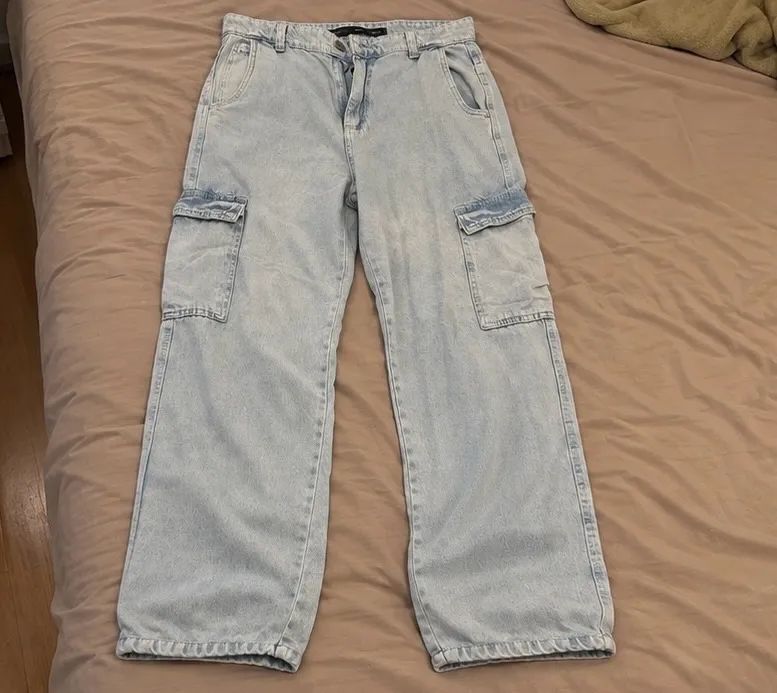 Calça jeans baggy 38 - Foto 2