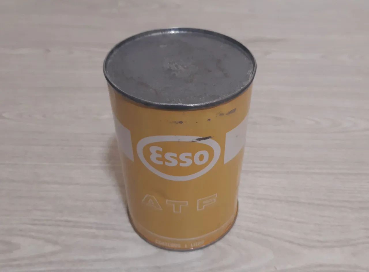 Lata Antiga Óleo Motor Esso ATF - Foto 3
