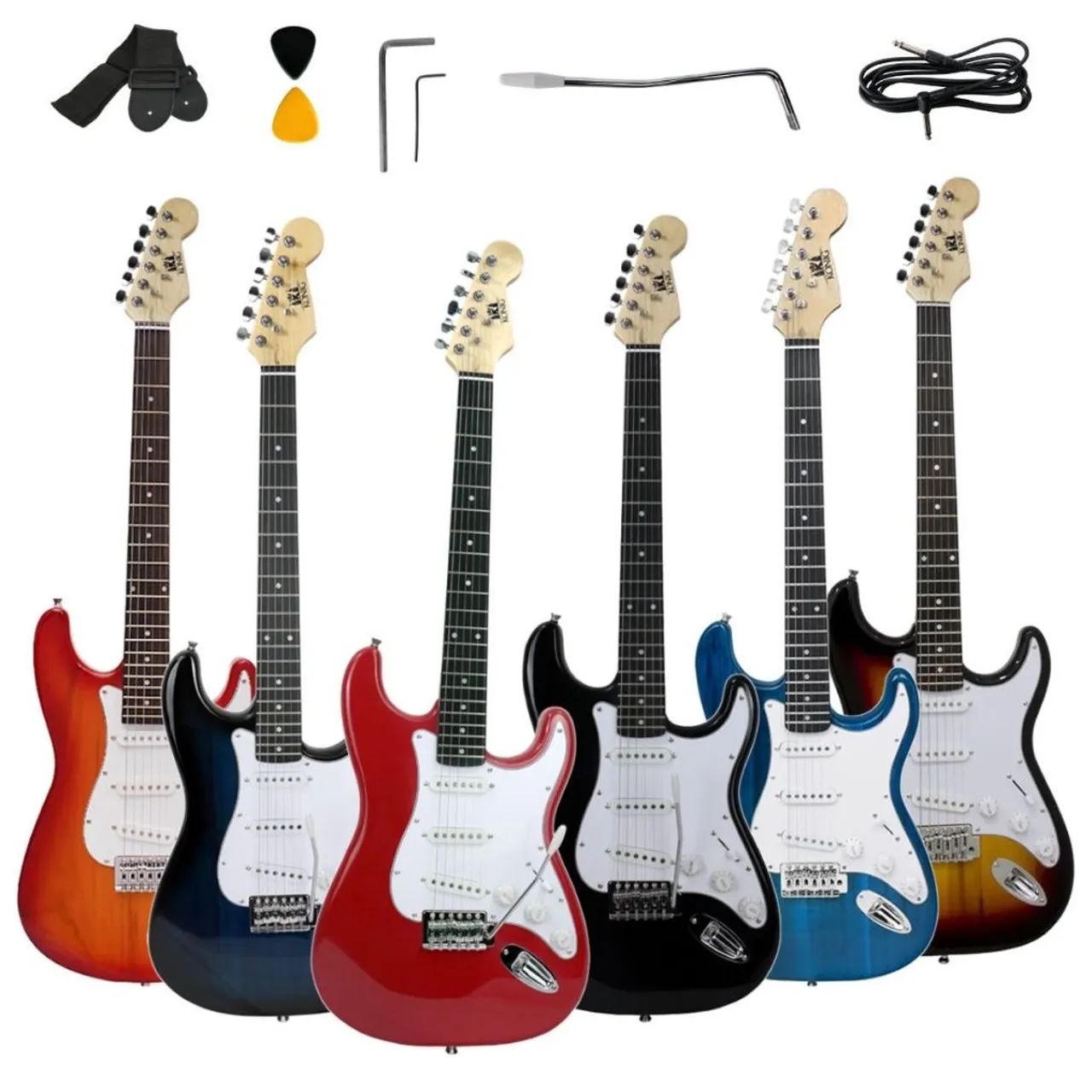 Guitarra Nova Completa Na Caixa Zerada