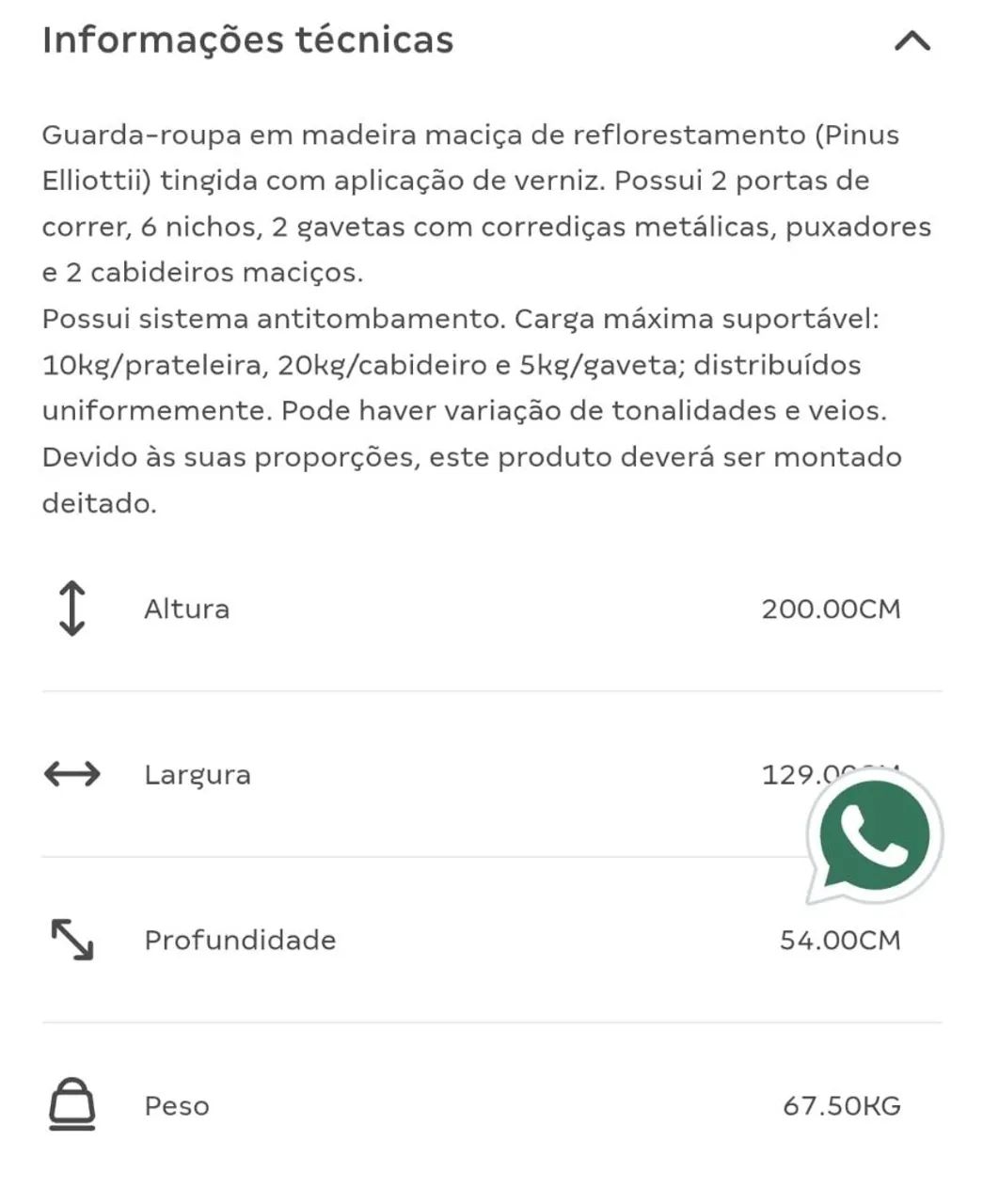 Guarda-roupa Tok&Stok  - Foto 2