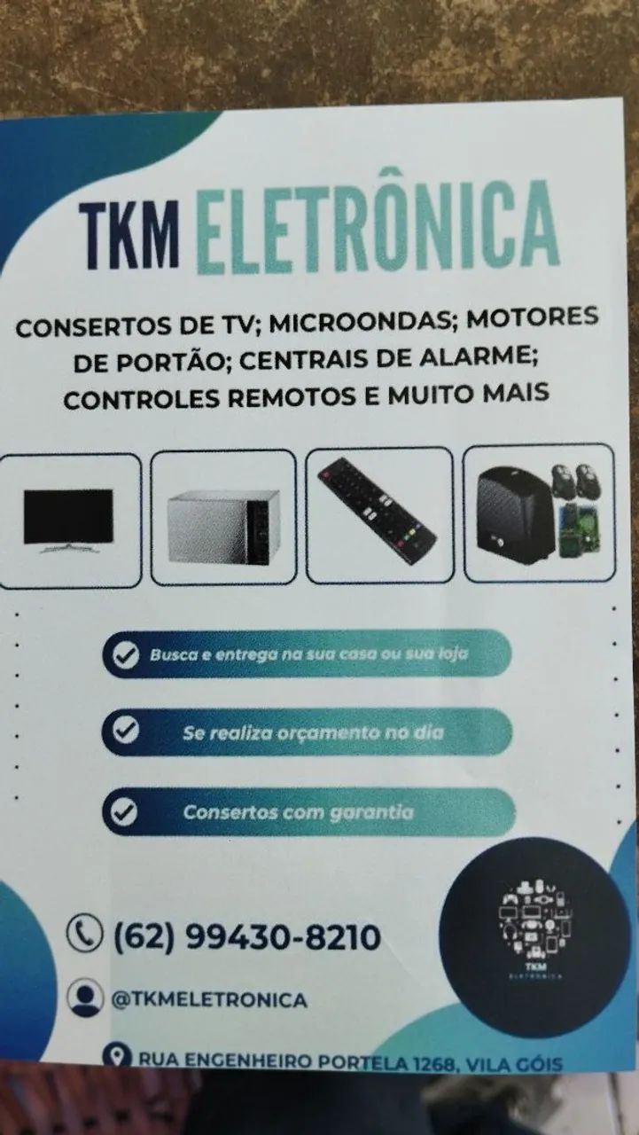 Consertos tv  smart, led  e lcd microondas  motores e  centrais de portão eletronico