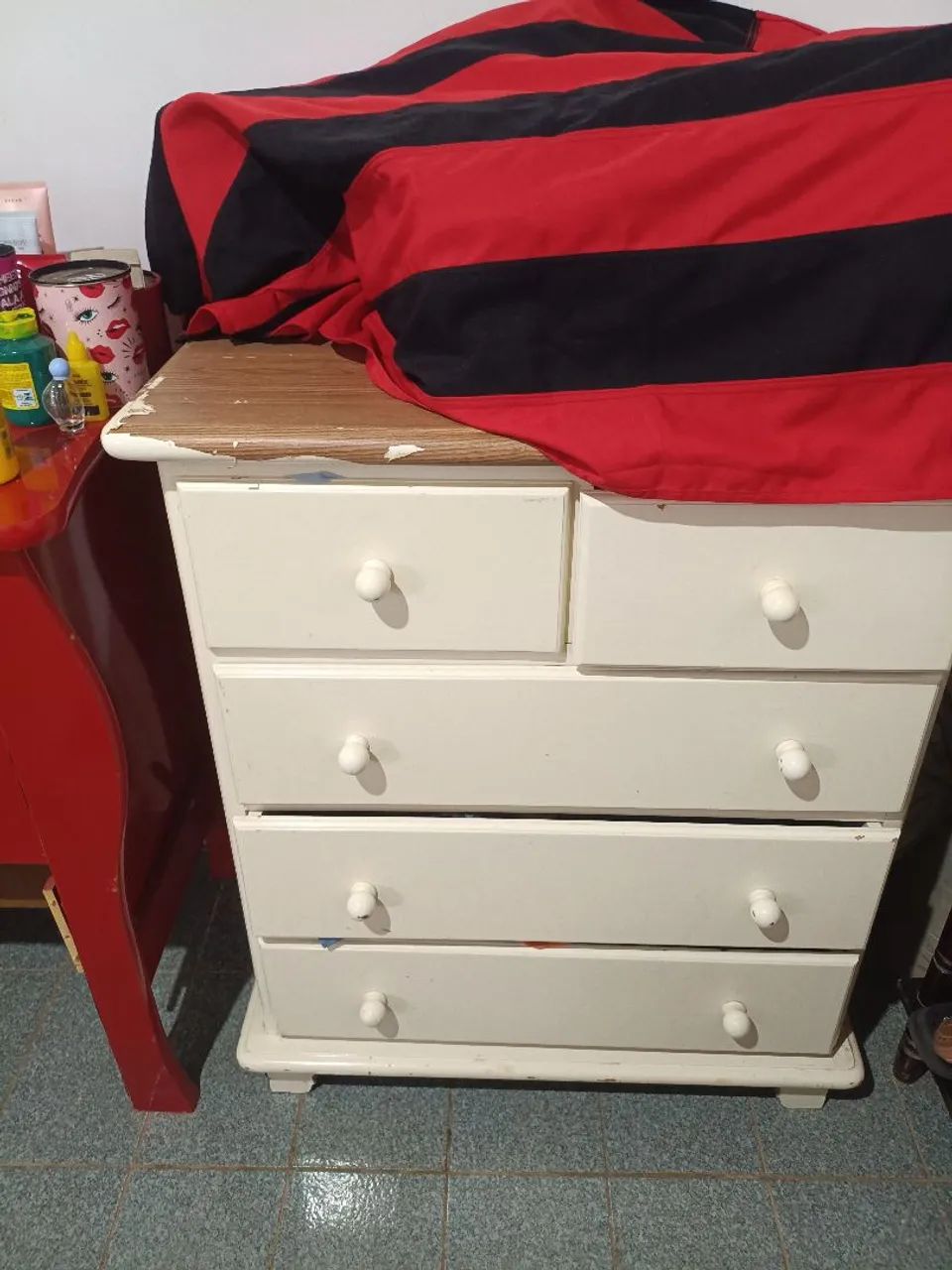 Vende se conjunto de guarda roupa e cômoda infantil. - Foto 3