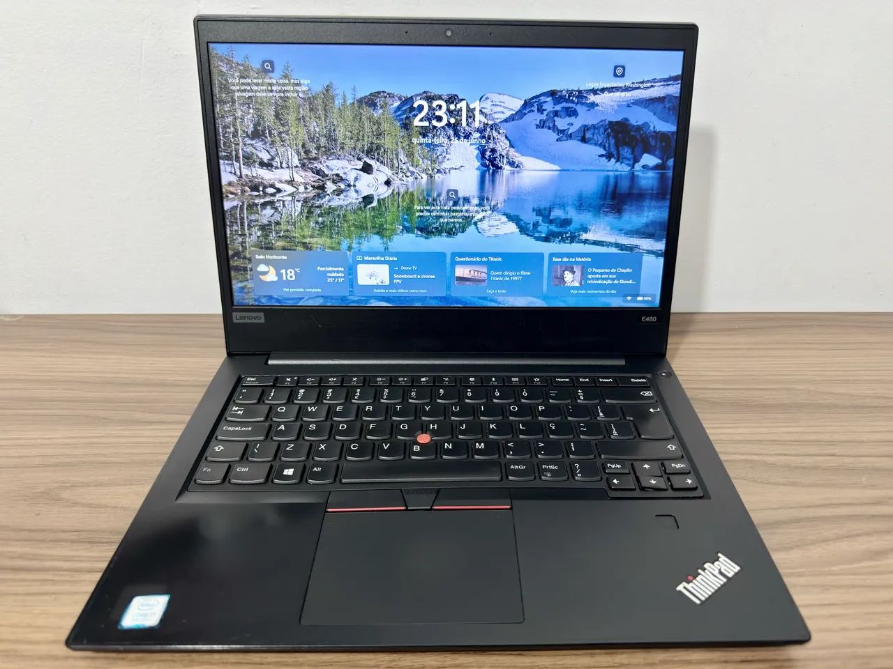 NOTEBOOK THINKPAD E480 - INTEL I5 8GTH - 8GB RAM - SSD 256GB - GARANTIA - Foto 2