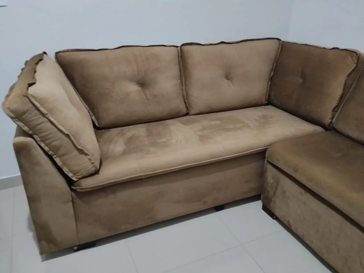 Sofa de Canto 8 lugares - Pouco Usado - Foto 3