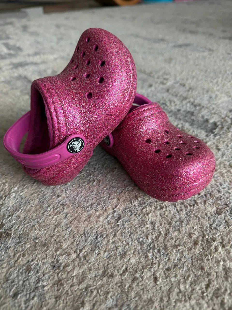 Sandalia Crocs Rosa Acolchoada 