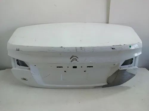 Tampa Traseira C4 Lounge 2014 A 2019 Original Usado 6982 Branco