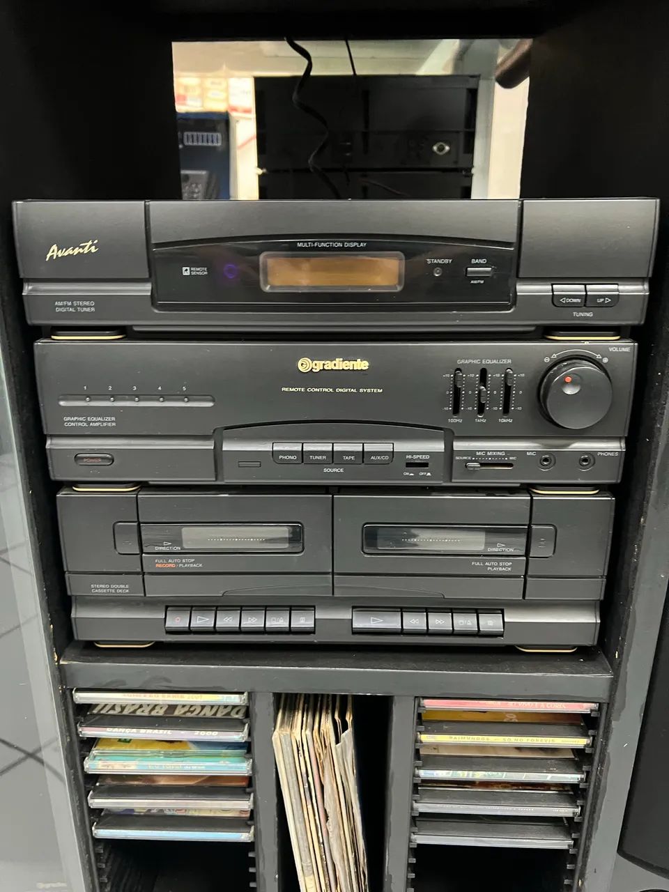 SOM COMPLETO GRADIENTE AVANTE COM RACK E CAIXAS DE SOM - Foto 3