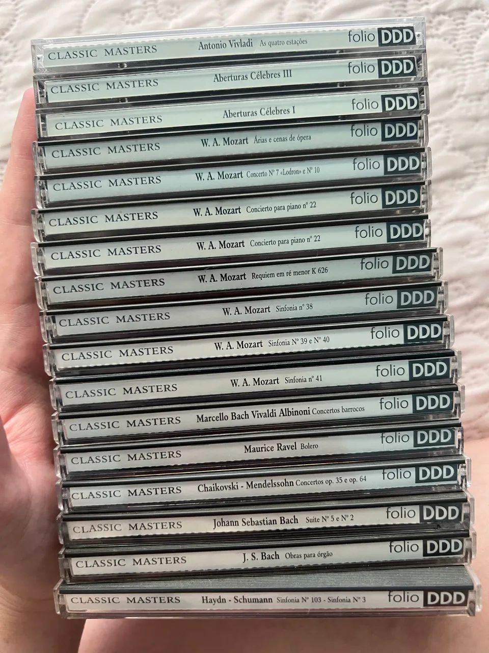 Coleção 17 CDs Classic Masters (Folio DDD)