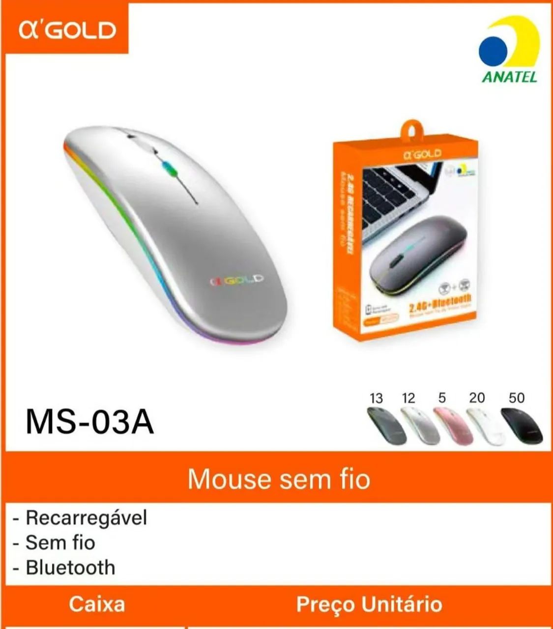 Mouse com ou sem fio - Foto 3