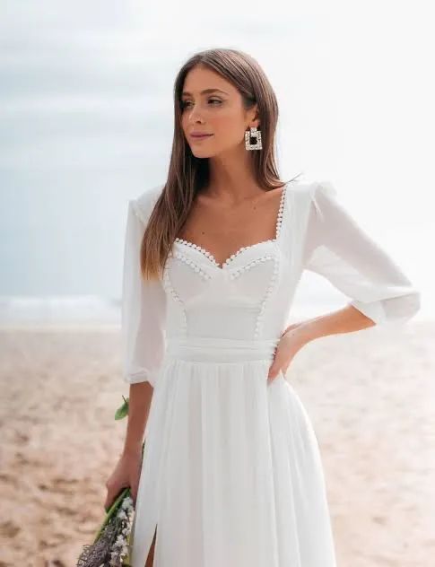 Vestido Off White Noiva - Foto 4