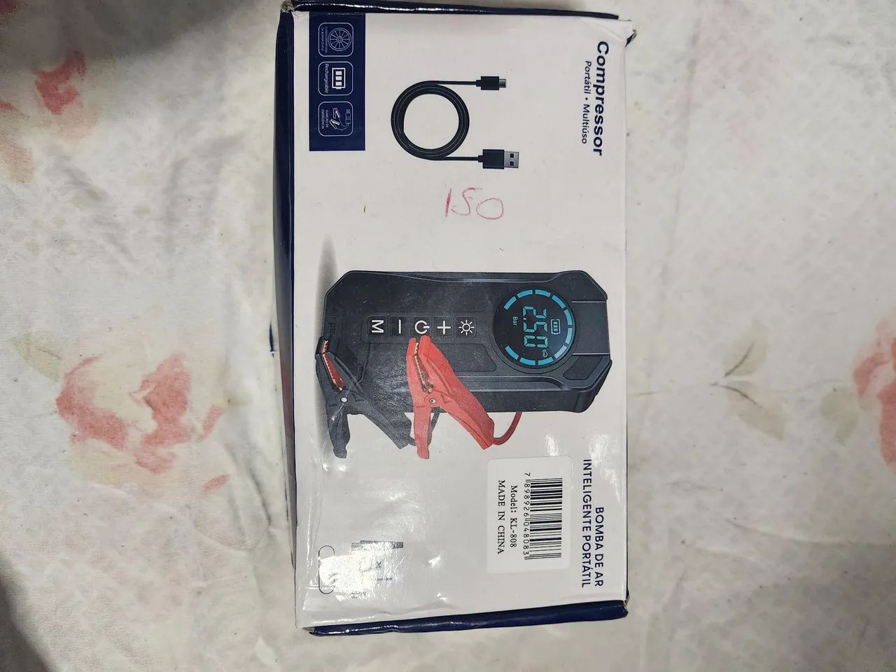 Mini compreensor portátil 