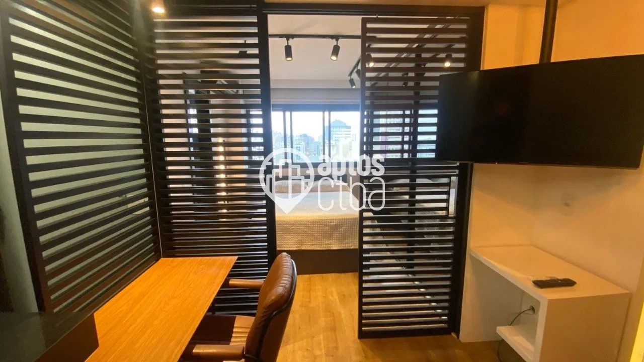 Apartamento para locação, mobiliado, no Res. IGLOO, 01 dormitório, Água Verde - Curitiba/P - Foto 9