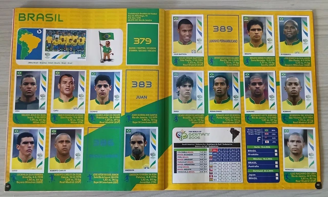 Álbum Figurinhas Copa FIFA 2006 INCOMPLETO Panini - Foto 2