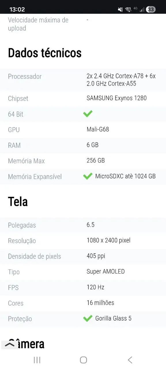 Samsung galaxy a 53 5g 128 gb ACEITO PROPOSTAS !!!! - Foto 4