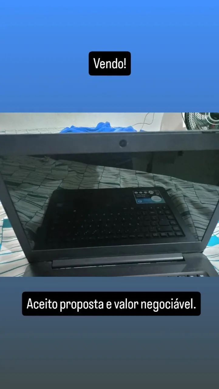 Vendo notebook semi novo ou troca em celular (com volta) ou avista  - Foto 3