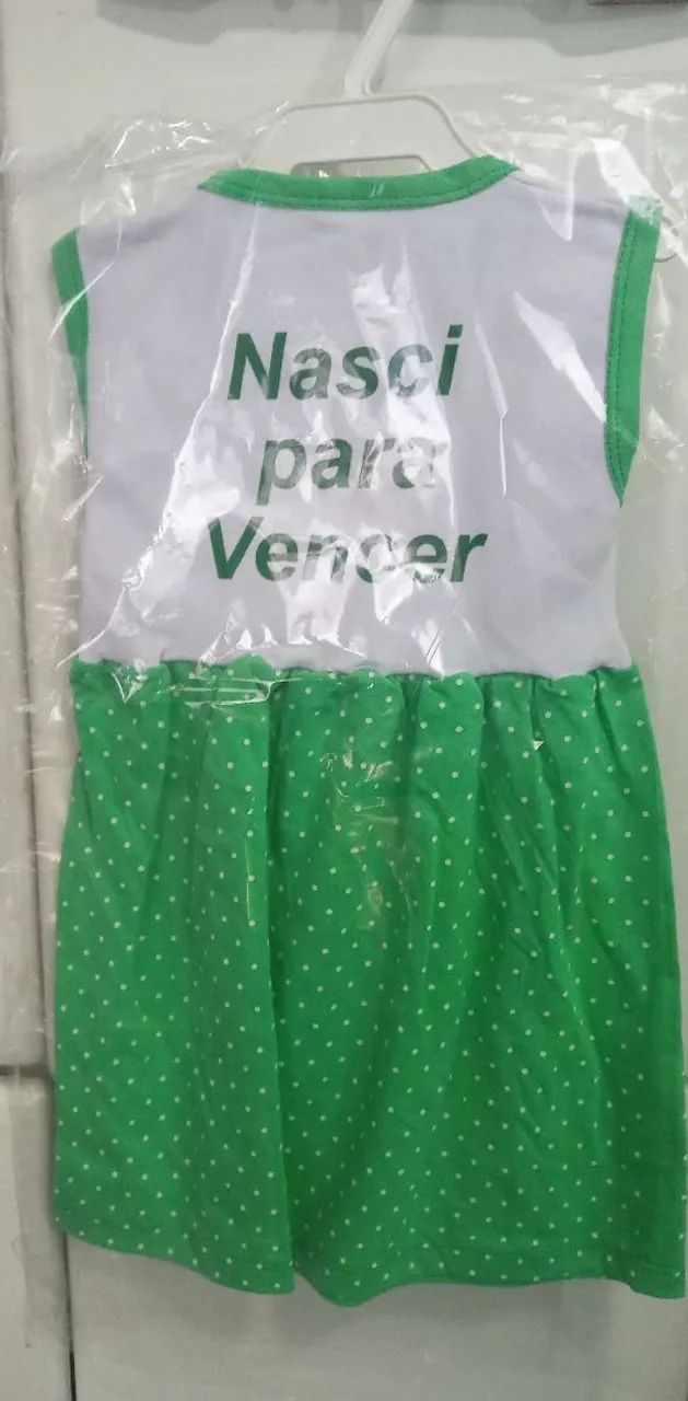 Vestido de bebê Palmeiras  - Foto 2