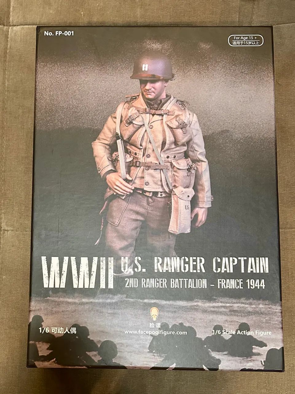 Facepoolfigure FP-001 WWII US Ranger Captain | John Miller Tom Hanks 1/6 - Foto 3