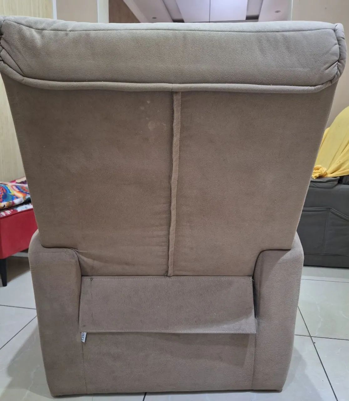  poltrona do papai/reclinável com apoio para os pés, - Foto 4