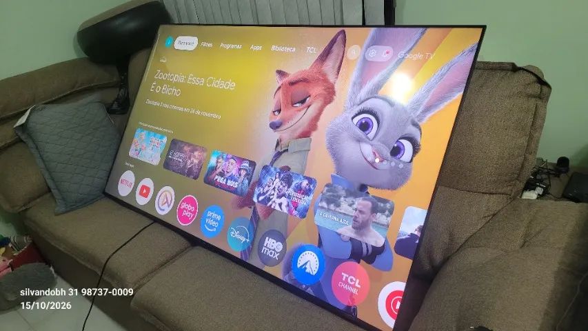 TV TCL Led 75  polegadas.  4K e tecnologia LED troca por s23 /s24 ultra com nota 