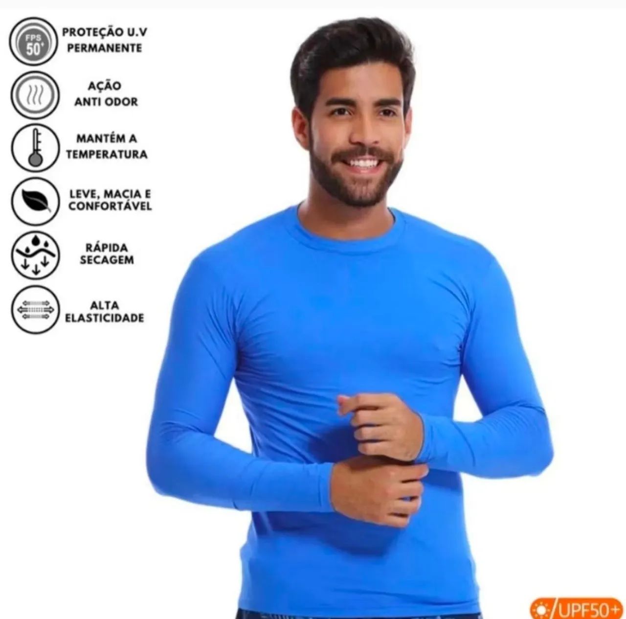Camisas de proteção solar UV+50  - Foto 3