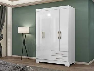 Guarda Roupa 4 Portas 2 Gavetas - Oferta! - Foto 2