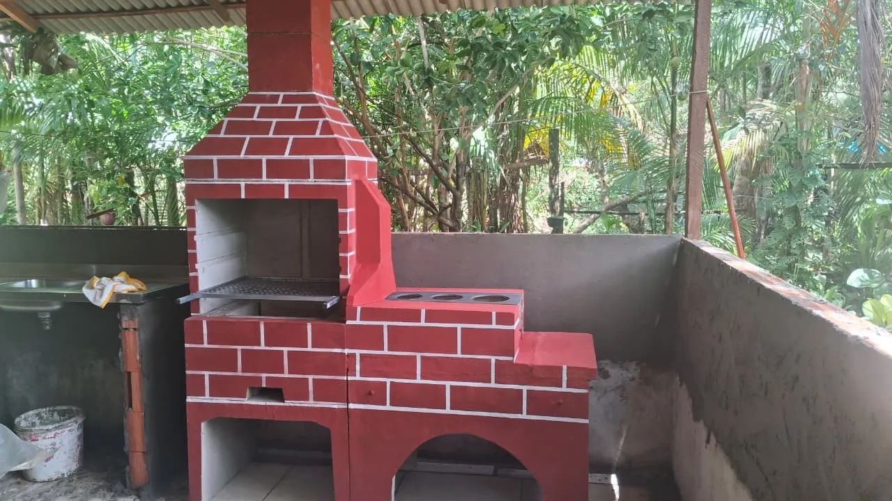 Churrasqueira com fogão a lenha  - Foto 2