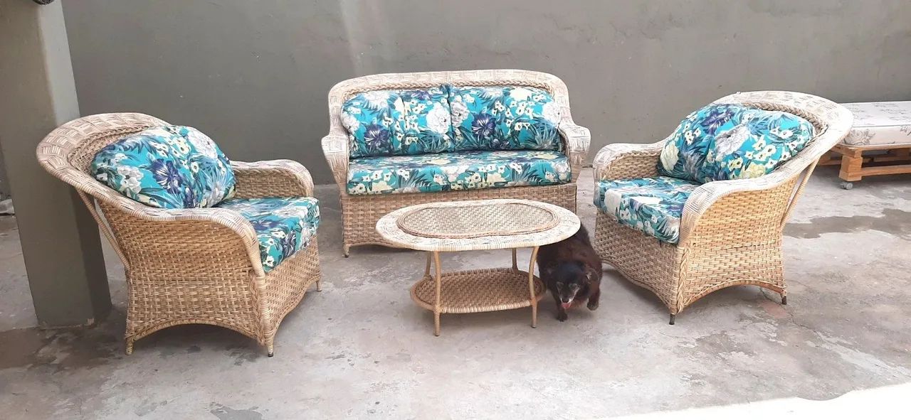 Conjunto sofá p/ área externa. NÃO FAÇO ENTREGA!