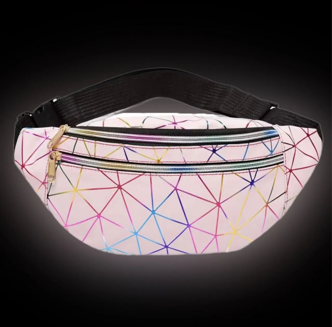 Pochete Feminina com 3 Bolsos - Ideal para carnaval - Foto 3