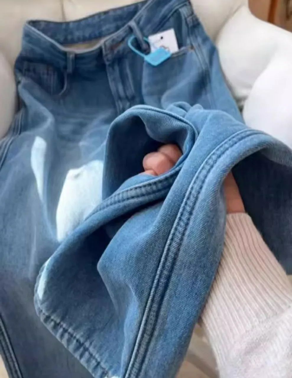 Calça jeans forrada  - Foto 2