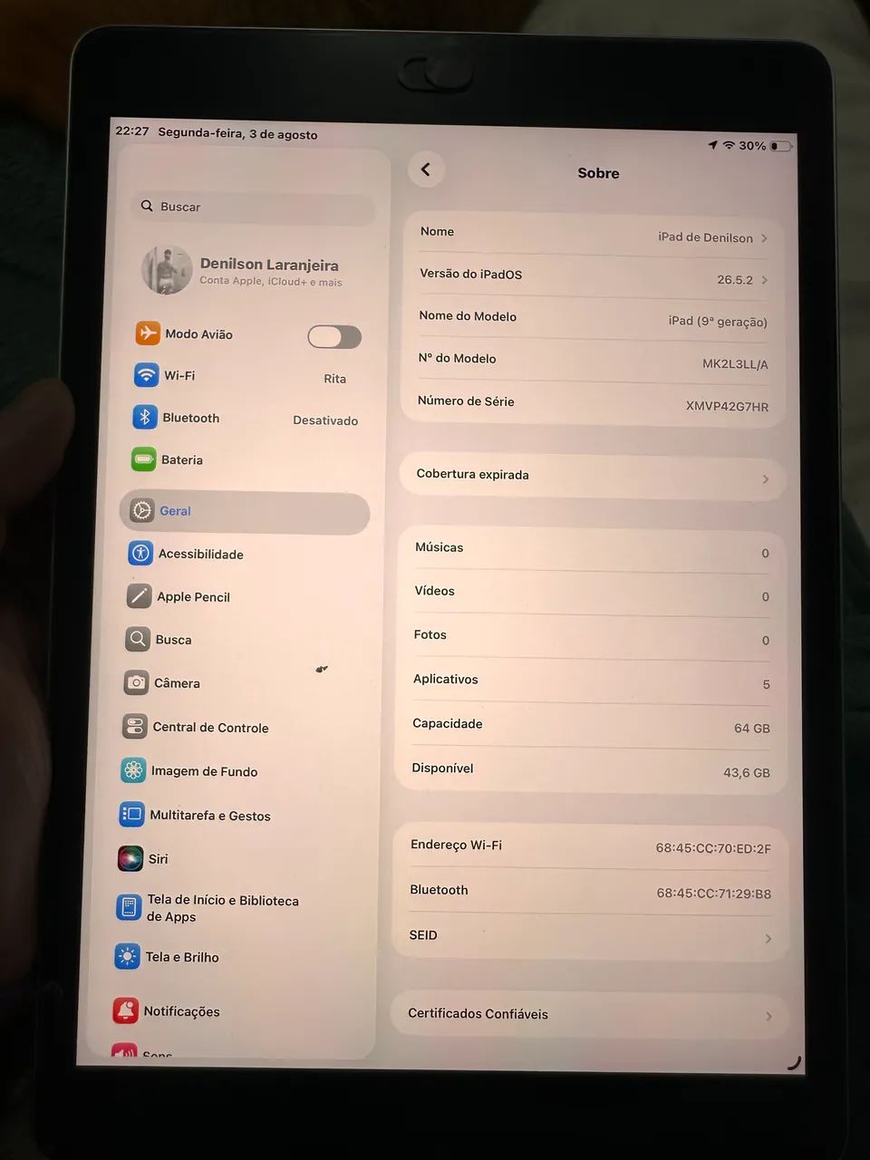 ipad 9 64bg semi novo  - Foto 2