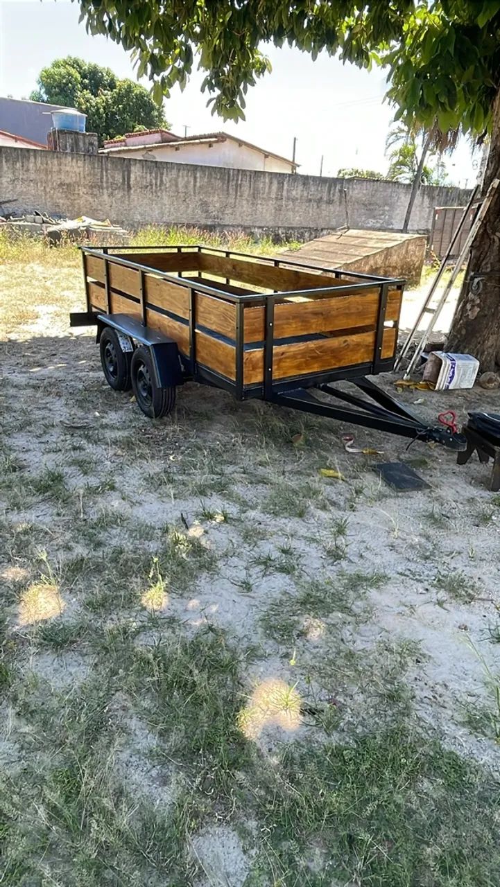 Carretinha 2 eixos  - Foto 2