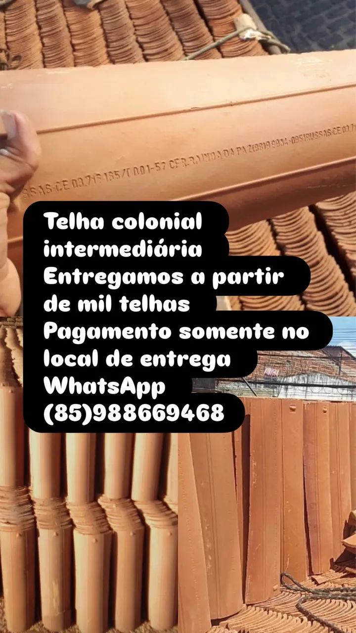 Telha colonial de primeira e intermediária  - Foto 2