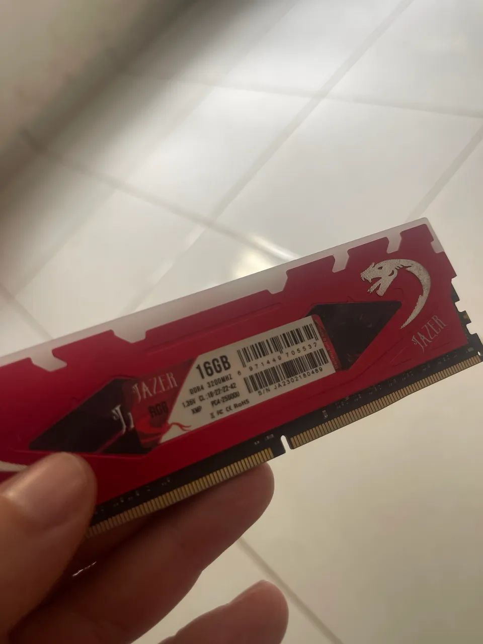 Memória ram ddr4 3200mhz