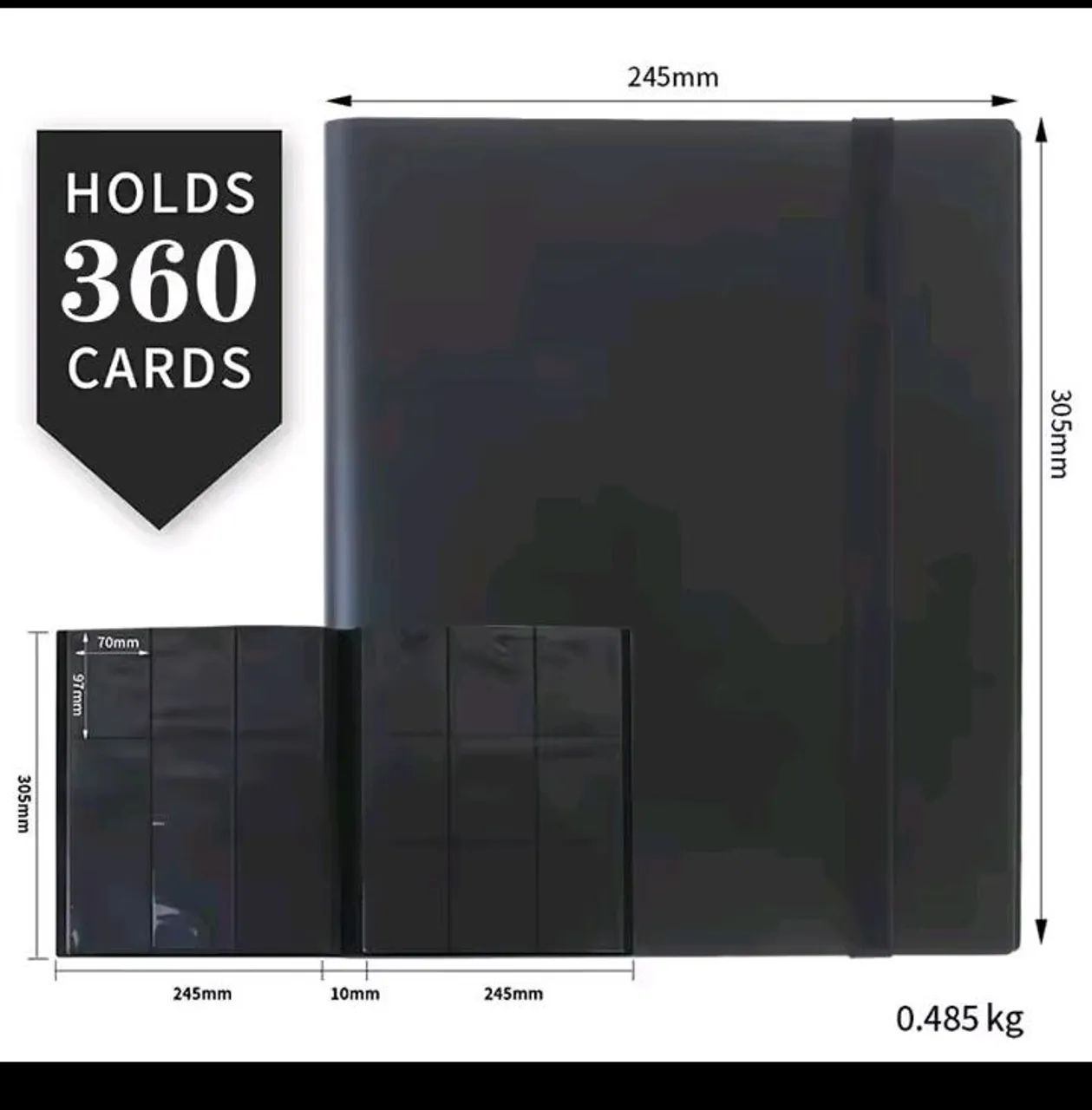 FICHARIO PREMIUM 360 CARTAS SEM ARGOLAS  - Foto 2