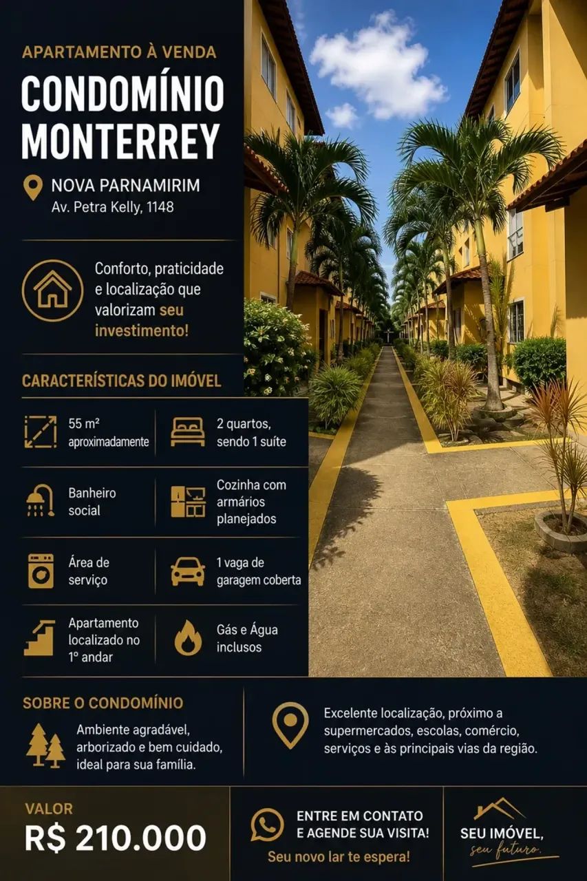 APARTAMENTO À VENDA | CONDOMÍNIO MONTERREY