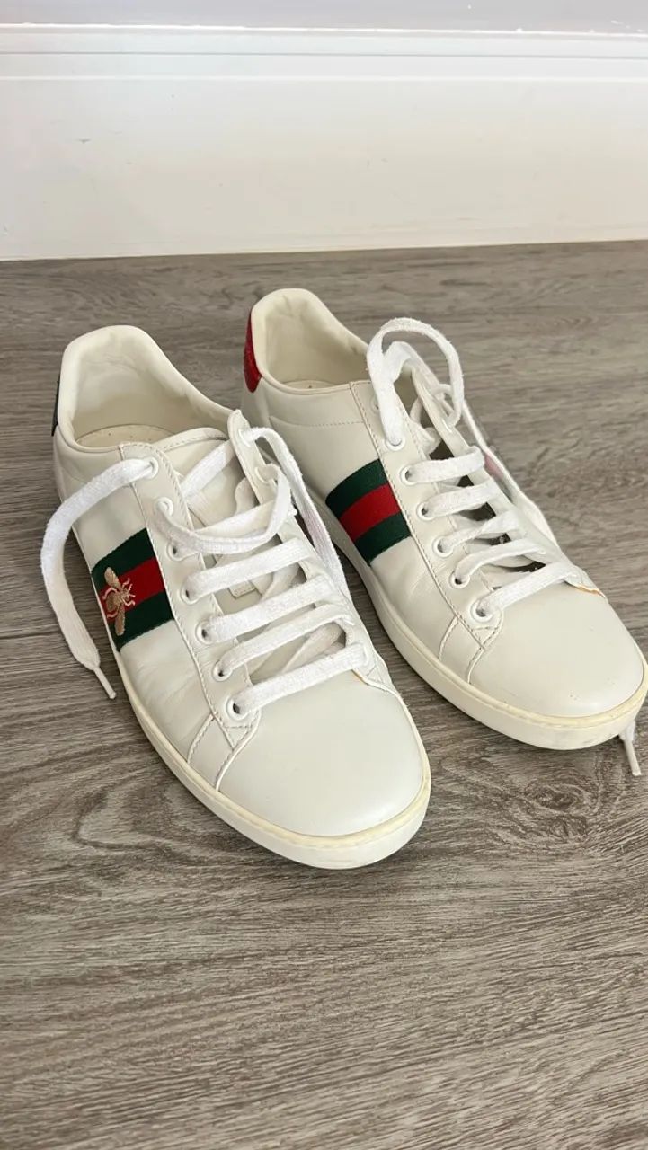 Tenis gucci couro original 39