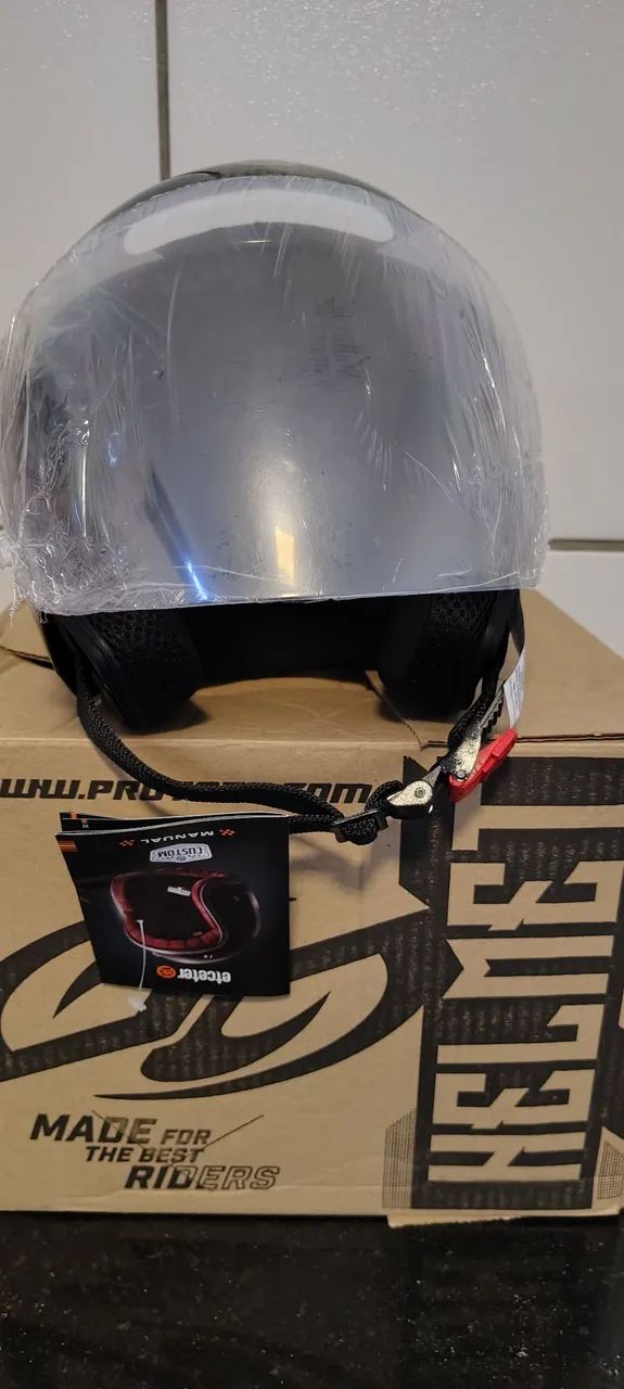 Capacete aberto etceter  - Foto 5