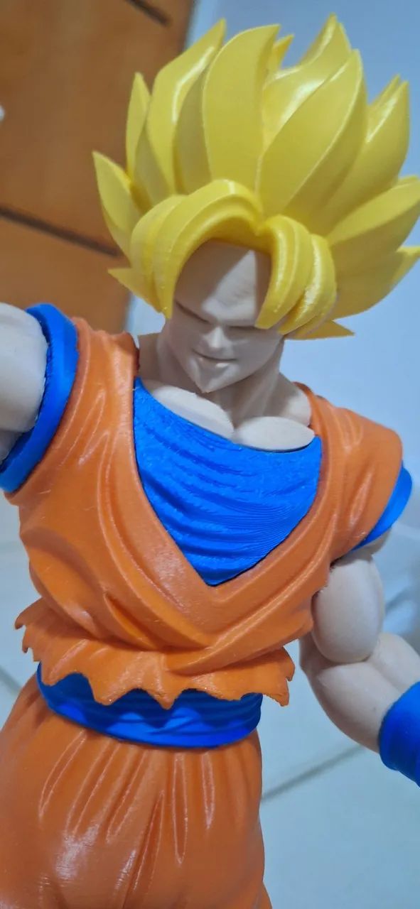 Boneco 3D Goku DragonBall Z  - Foto 2