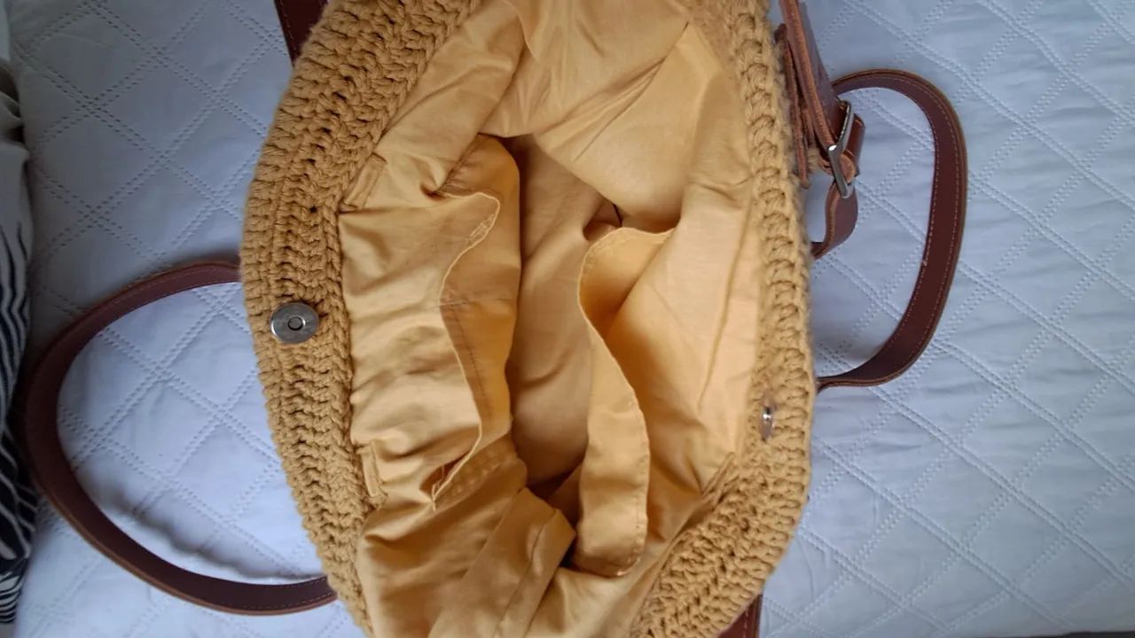 Bolsa em Crochê Artesanal  - Foto 3