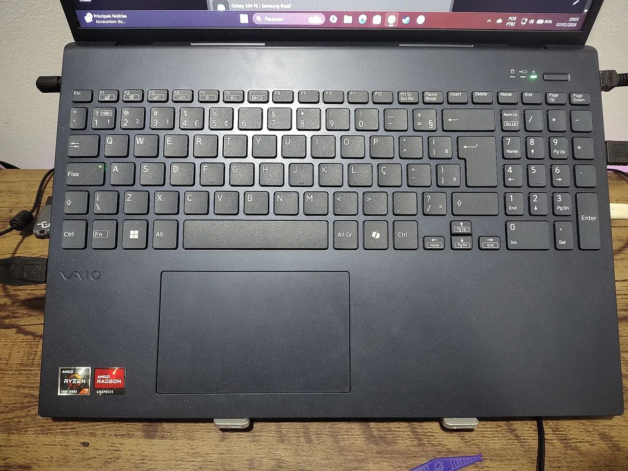 Notebook Vaio FE16 24GB ram ryzen 7 5825u - Foto 2
