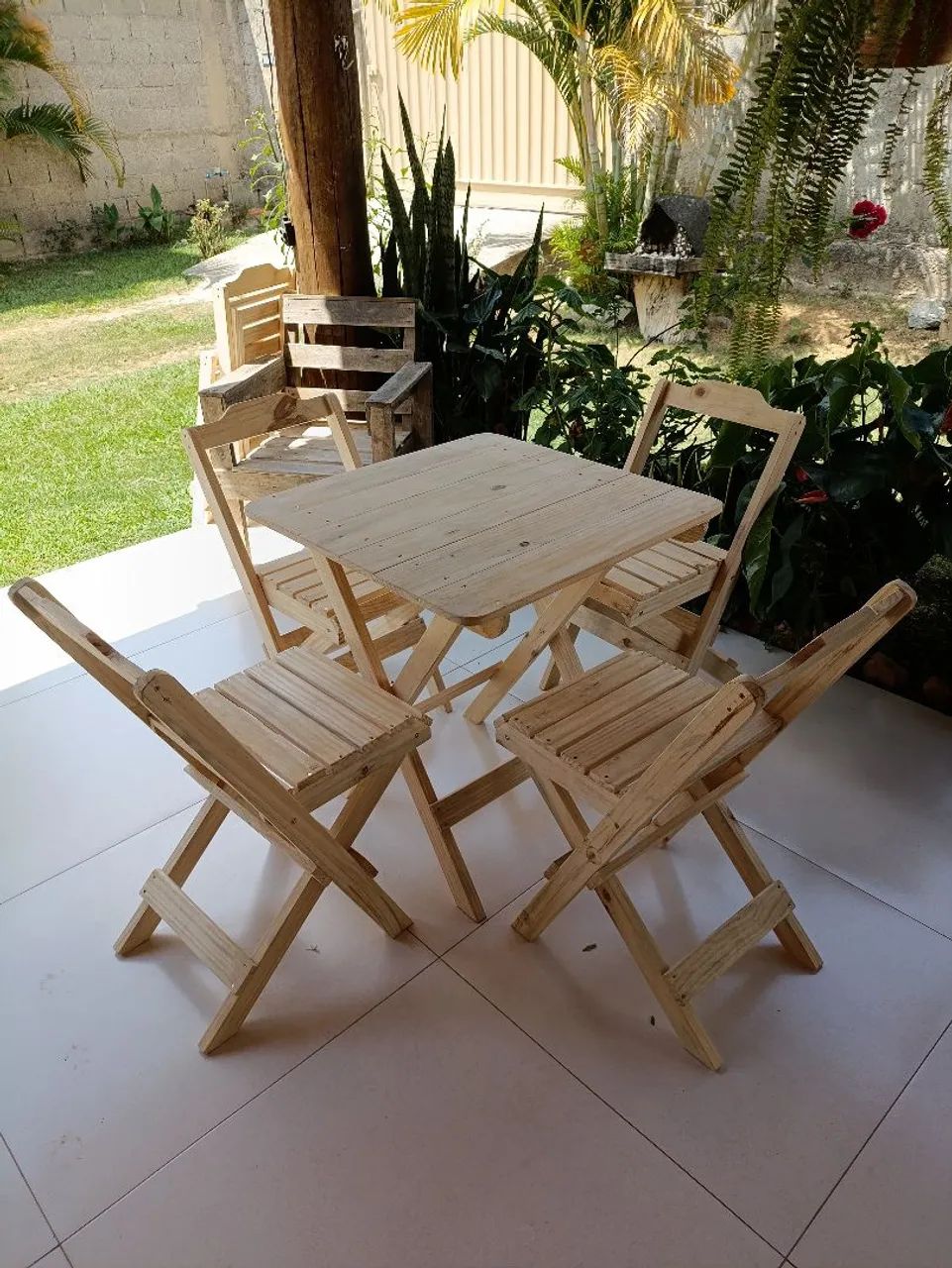 Jogo de Mesa dobrável  - Foto 2