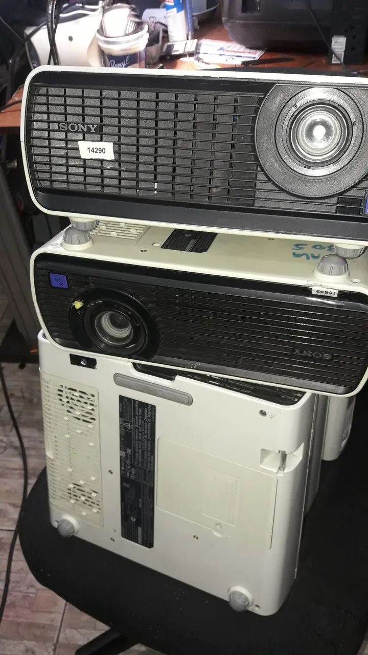 Projetor antigo Sony vpl (com defeito) - Foto 4