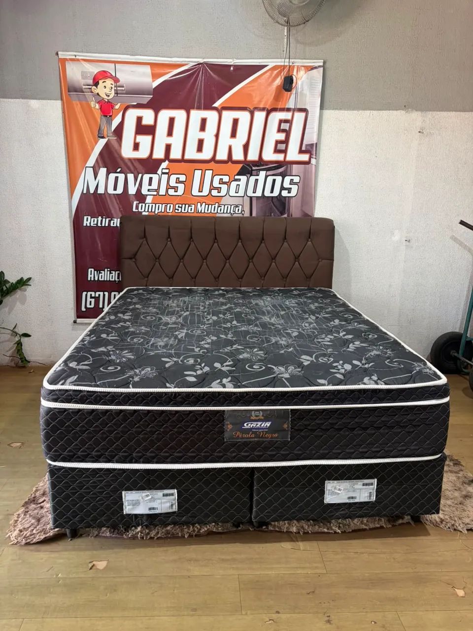 Cama box Queen size completa (entrego)