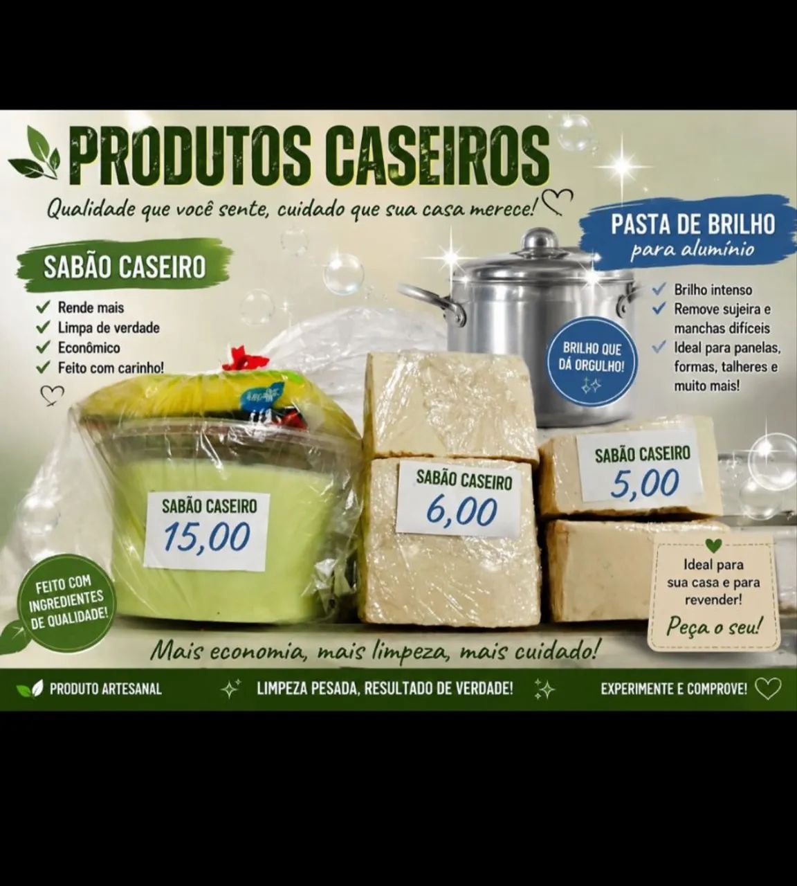 Sabão caseiro 