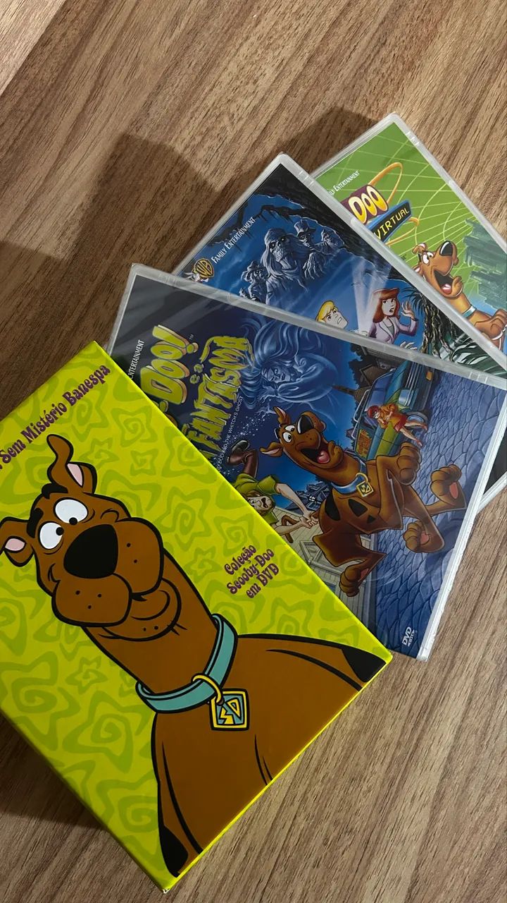 3 DVDs lacrados Scooby-Doo