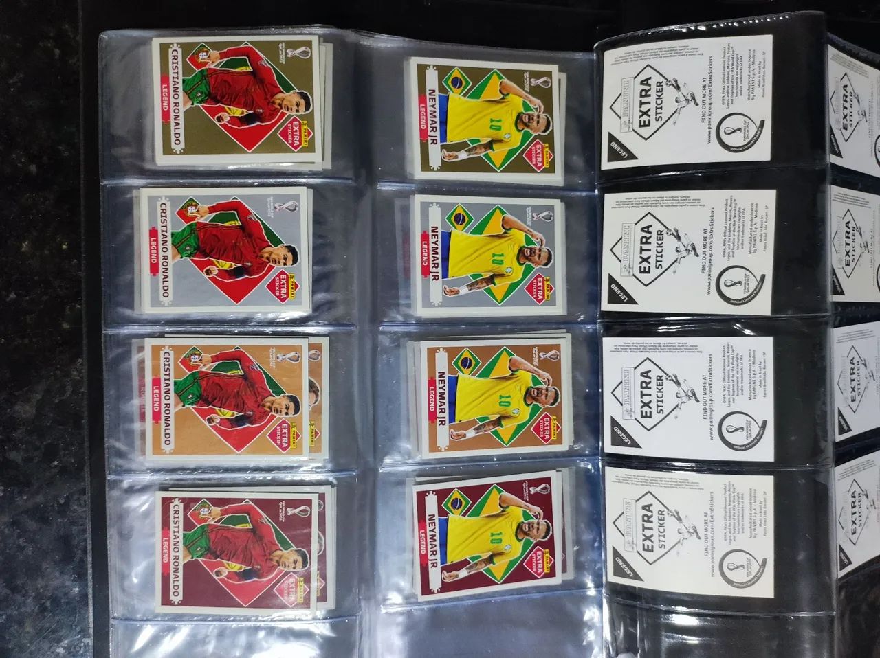 Figurinhas EXTRAS(legends) copa 2022