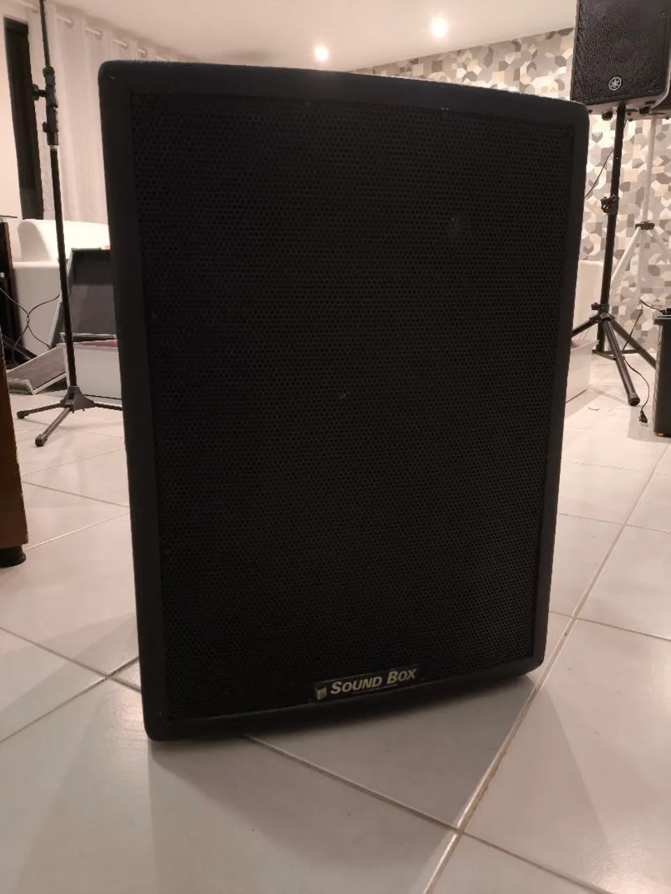 Caixa passiva sound box 15 polegadas 3 vias 120w